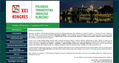 Desktop Screenshot of kongres.ptok.pl